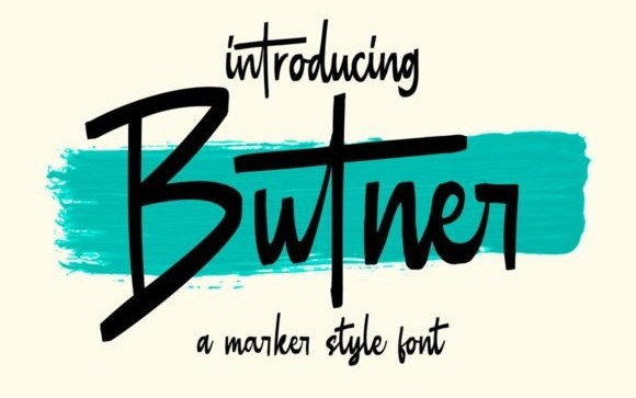 Butner Script Font