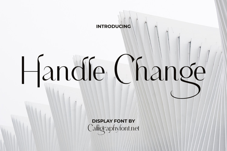 Handle Change Sans Serif Font