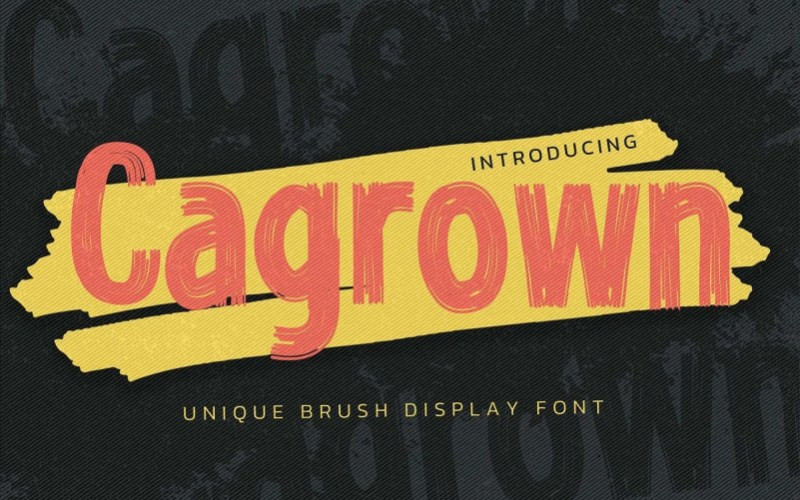 Cagrown Display Font