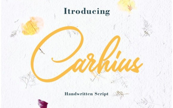 Carhius Script Font