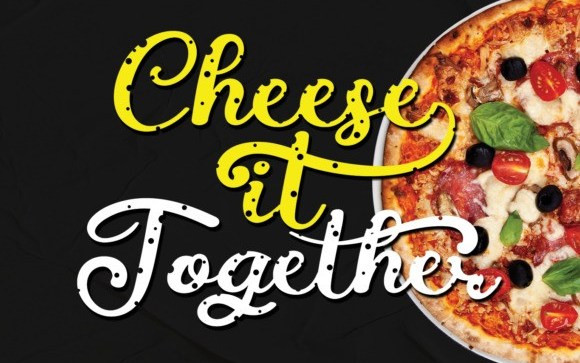 Cheese It Together Calligraphy Font