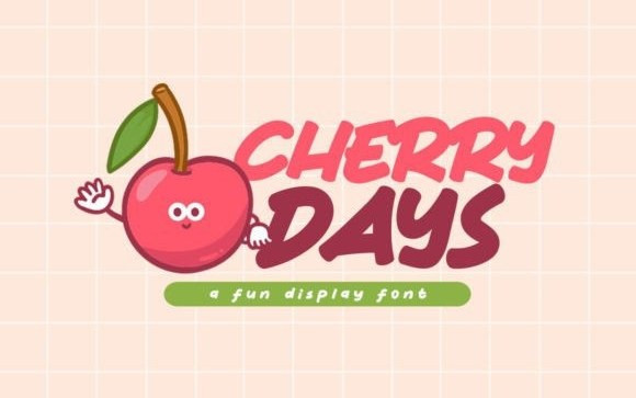 Cherry Days Display Font