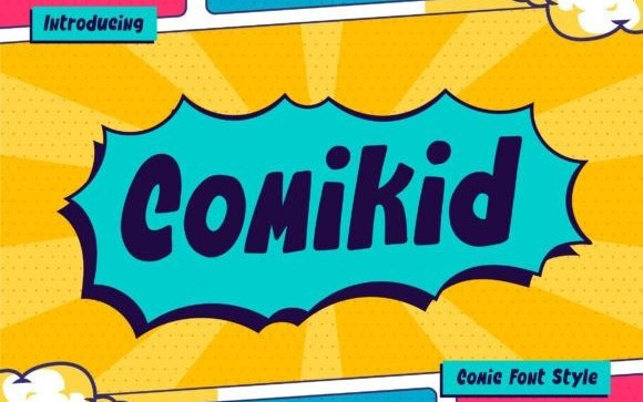 Comikid Display Font