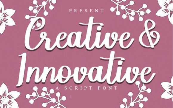 Creative Innovative Font