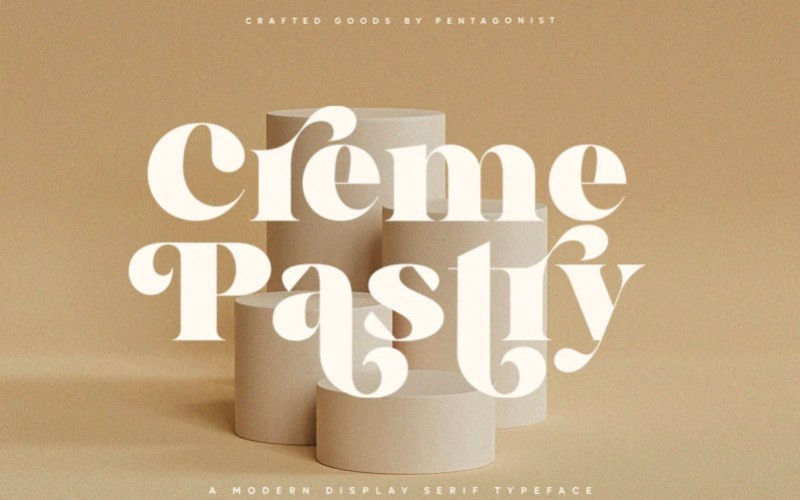 Creme Pastry Serif Font