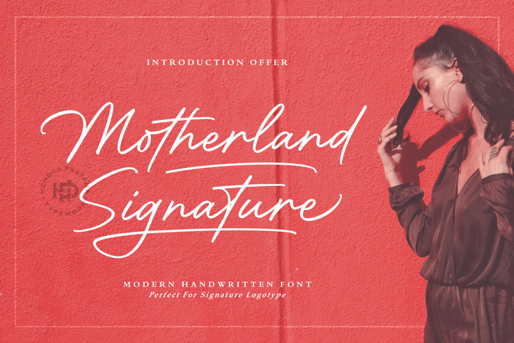 Motherland Signature Font