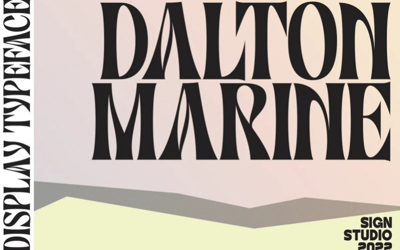 Dalton Marine Display Font