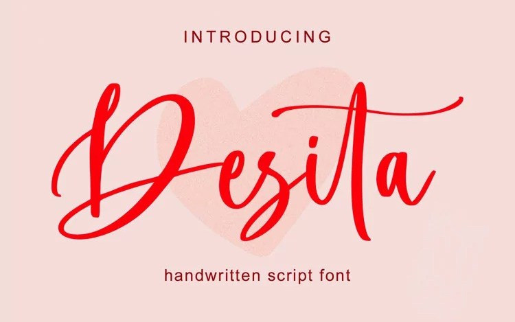 Desita Script Font