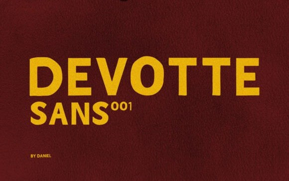 Devotte Sans Serif Font