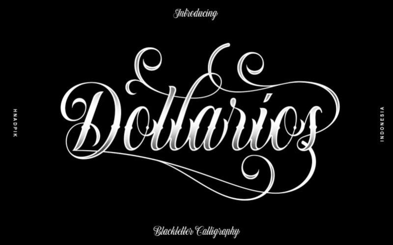 Dollarios Blackletter Font