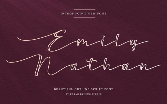 Emily Nathan Script Font