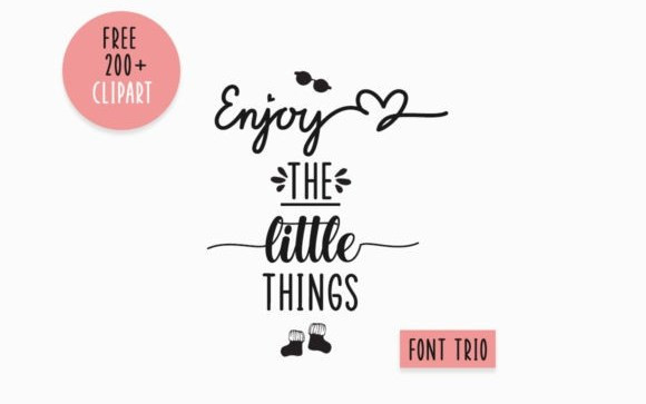 Enjoy The Little Things Font