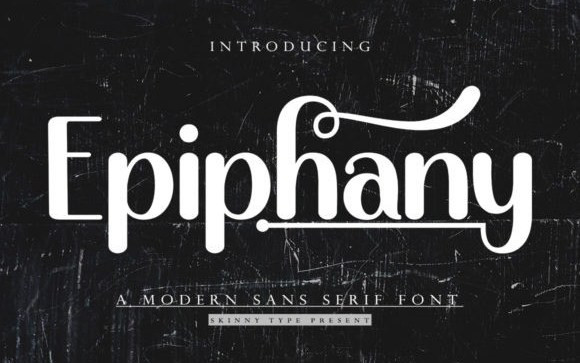 Epiphany Display Font