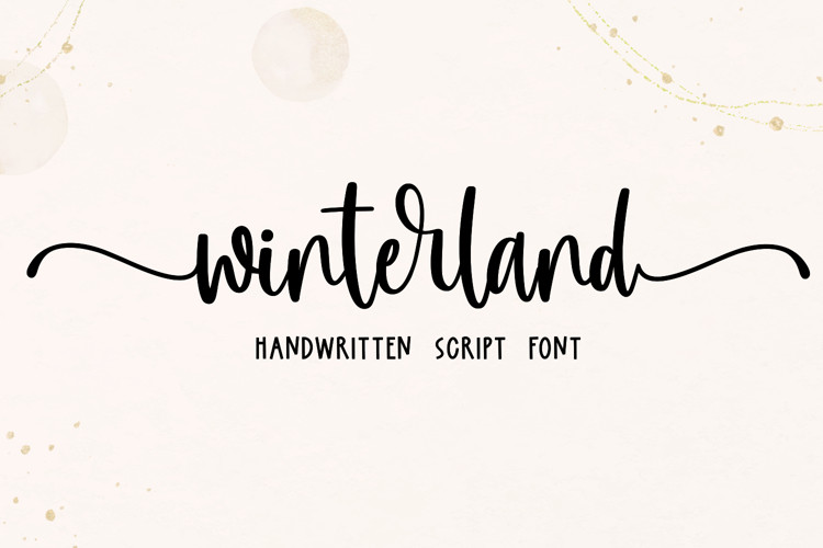 Winterland Script Typeface