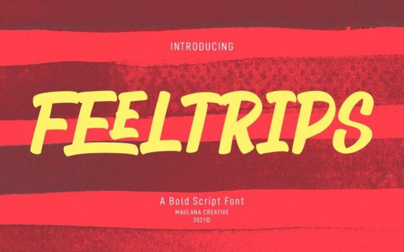 Feeltrips Brush Font