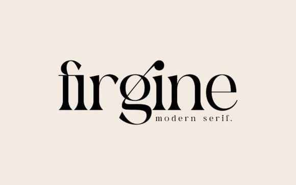 Firgine Serif Font