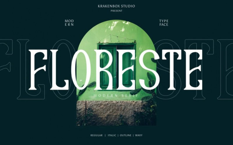 Floreste Display Font