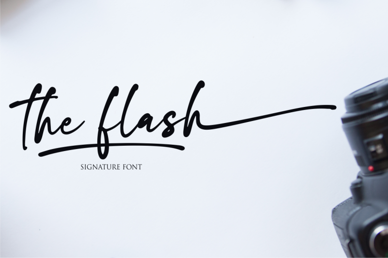 The Flash Handwritten Font