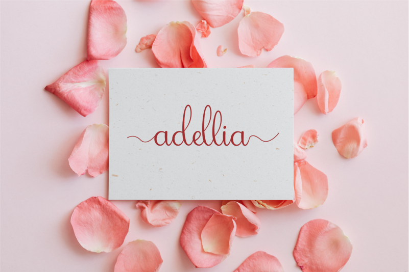 Adellia Script Font