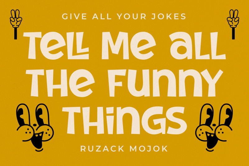 RUZACK MOJOK Display Font