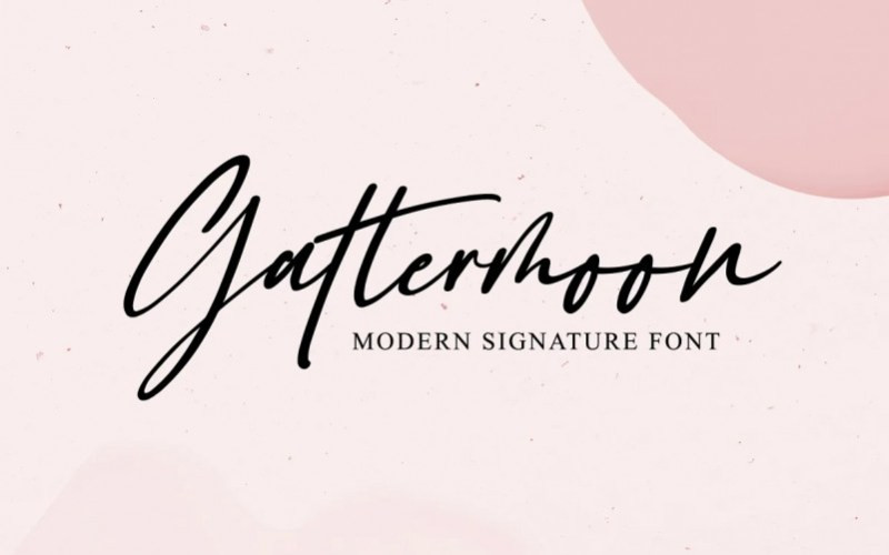 Gattermoon Handwritten Font