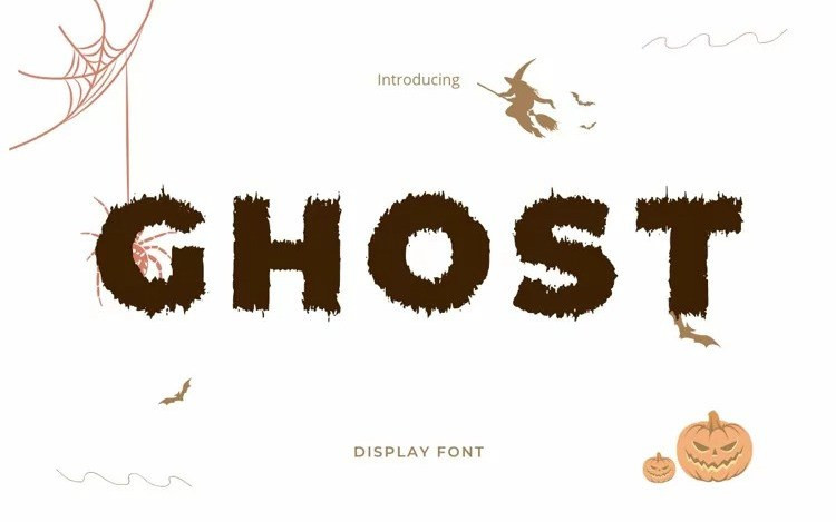 GHOST Display Font