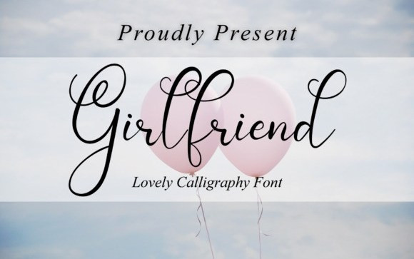 Girlfriend Script Font