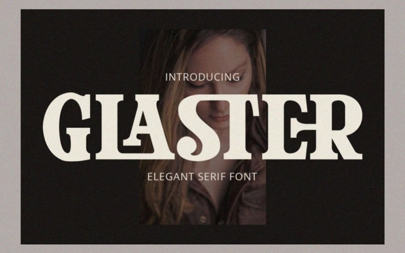 Glaster Serif Font