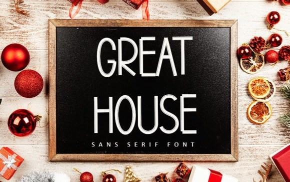 Great House Display Font