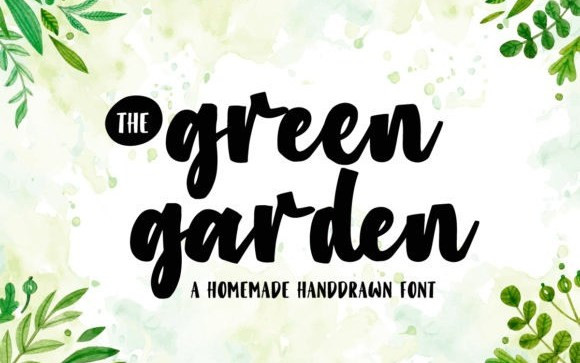 Green Garden Script Font