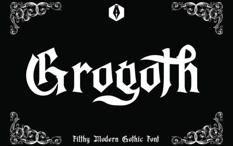 Grogoth Blackletter Font