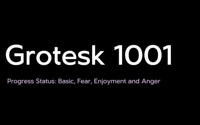 Grotesk 1001 Sans Serif Font