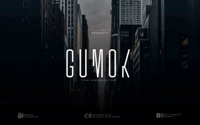 Gumok Sans Serif Font