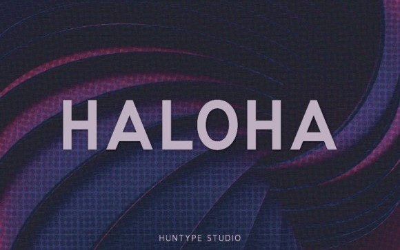 Haloha Sans Serif Font