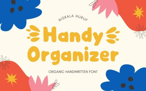 Handy Organizer Display Font