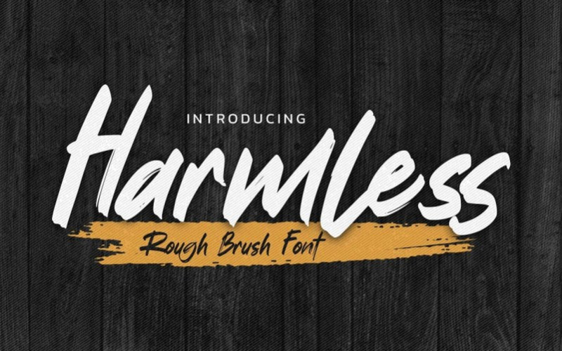 Harmless Brush Font