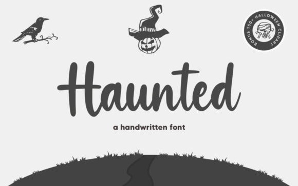 Haunted Script Font