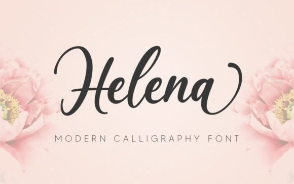 Helena Calligraphy Font