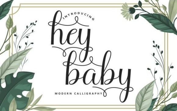 Hey Baby Script Font