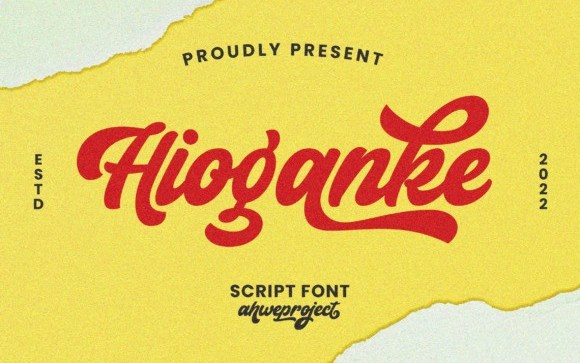 Hioganke Script Font