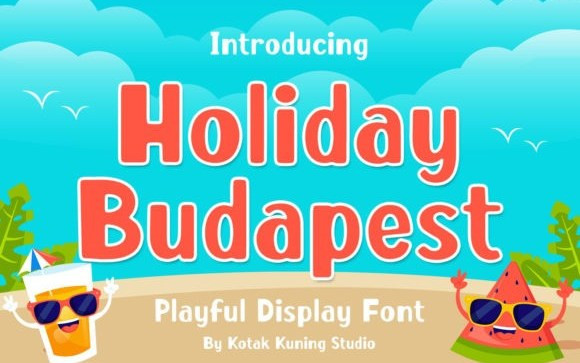 Holiday Budapest Display Font