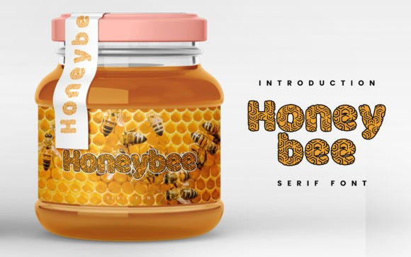 Honey Bee Display Font