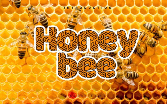 Honey Bee Display Font