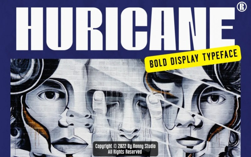 Huricane Sans Serif Font