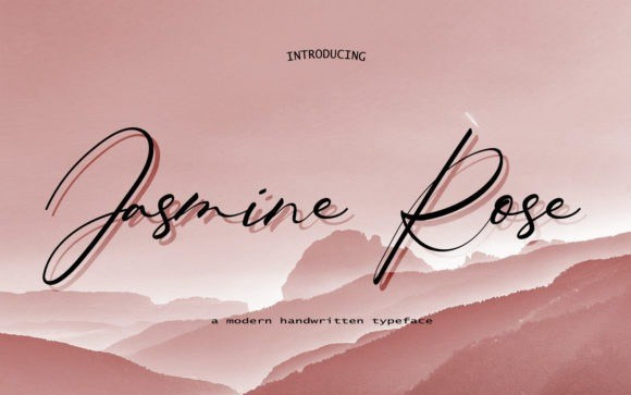 Jasmine Rose Handwritten Font