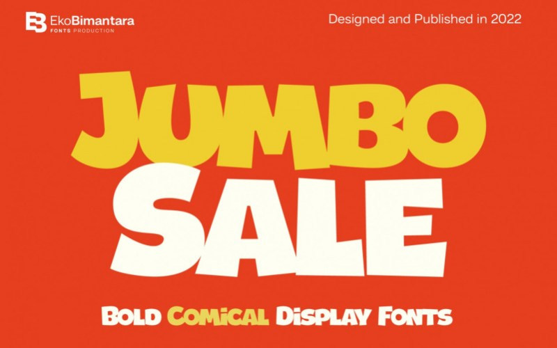 Jumbo Sale Display Font