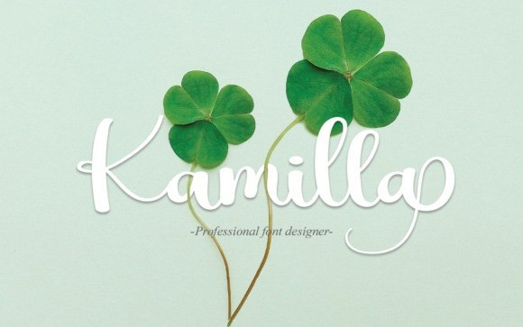 Kamilla Calligraphy Font