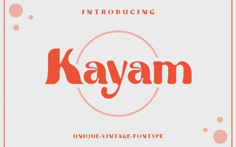 Kayam Serif Font