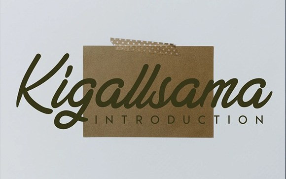 Kigallsama Handwritten Font