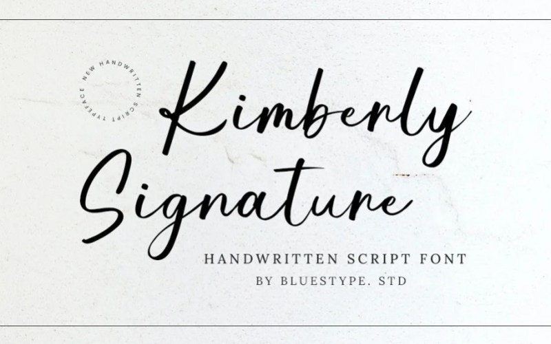 Kimberly Signature Font